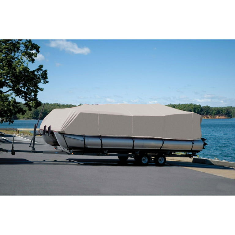 Carver 77522P-10 Styled-to-Fit Pontoon Boat Cover - 22'6 Length x 102  Width 