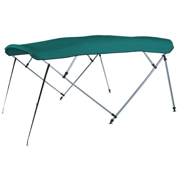 Carver A(8SQ)4893UB-03 8'L 4-Bow SQ Tube Pontoon Bimini Top Kit - 48"H, Fits 96"-102" W, Persian Green