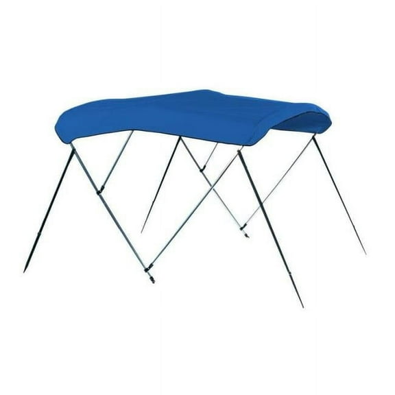 Carver A4663UB04 46-36 in. 61-66W Sunbrella Bimini Top Kit, Pacific Blue