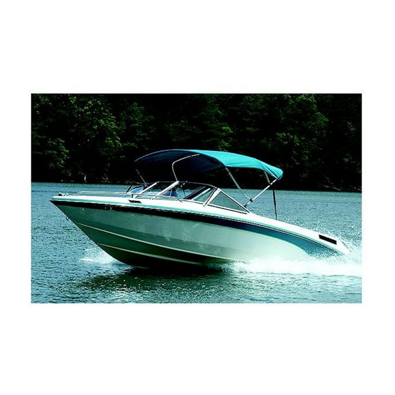 Carver A5475TB02 54" High 3 Bow Fully Assembled Bimini Top Jet Black