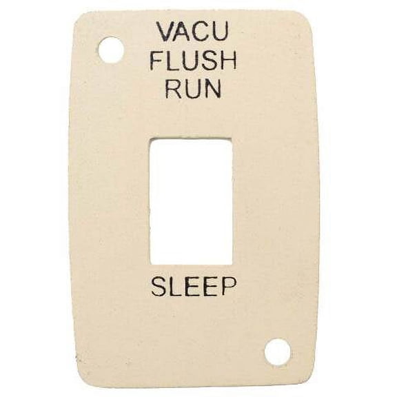 Carver Boat Blank Switch Plate 5727305 | Vacu Flush Aluminum