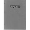 thumbnail image 1 of Instruction Manual ONLY for Carver C-1 Amplifier Owners Manual REPRINT, 1 of 1