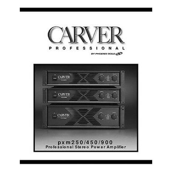 Instruction Manual ONLY for Carver PXM900 Amplifier Owners Manual REPRINT