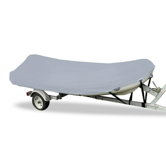 Carver Performance Poly-Guard Styled-to-Fit Boat Cover f/10.5' Sport-Type Inflatable Boats - Grey