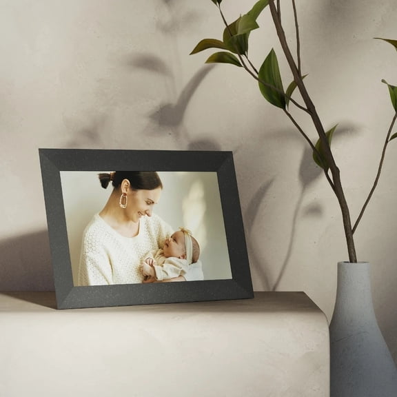 Carver Stone Collection by Aura 10.1" Digital Picture Frame with Wi-Fi, Black
