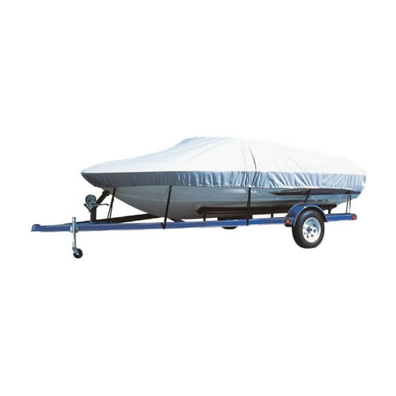 Carver 79004 Trailerable Flex-Fit PRO Universal Boat Cover - 17' to 19' Centerline, 96" Beam