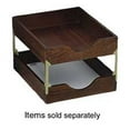 thumbnail image 1 of Carver Wood Products- INC.  Wood Desk Tray- Letter Size- Walnut, 1 of 1