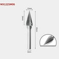 thumbnail image 1 of Carving File Carving File Tungsten Carbide Grinding Speed Monitor Wood Carving Aluminum Note Package Contents Clamp, 1 of 8