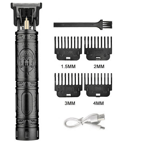Carving Hair Clipper Professional Hair Cutting Machine Barber Rechargeable Hair Trimmer Metal Haircut Machine Clipper for Men