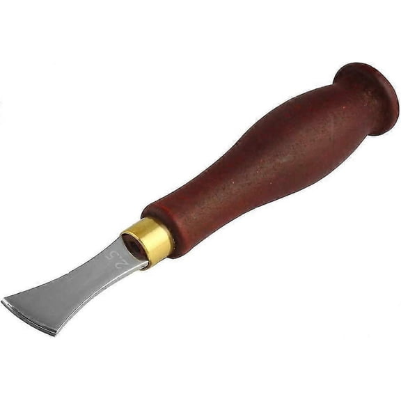 Carving Leather Edge Tool Leather Tool Diy Cutting Bevel Leather Accessories (brown) (1pcs)