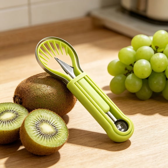 Carving Tool Set Multi Functional Stainless Melon Slicer Cutter With Handle