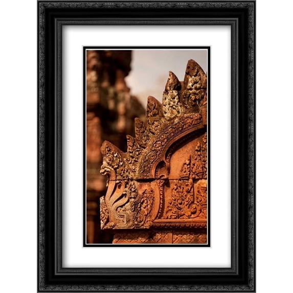 Carvings IV 2x Matted 18x24 Black Ornate Framed Art Print by Berzel, Erin