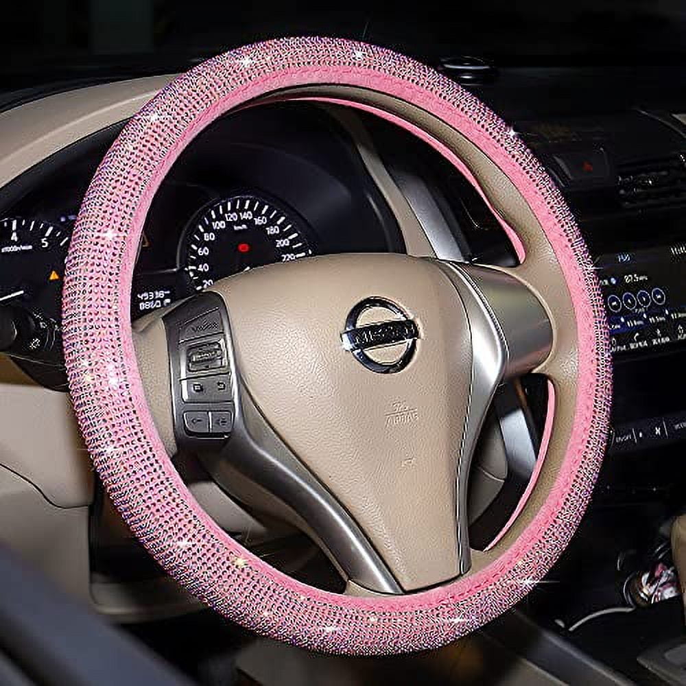 Cute Diamond Crown Pink Steering Wheel Cover For Mini Cooper Clubman  Traveller Girls And Womens Car Accessories T221108 From Wangcai008, $17.95