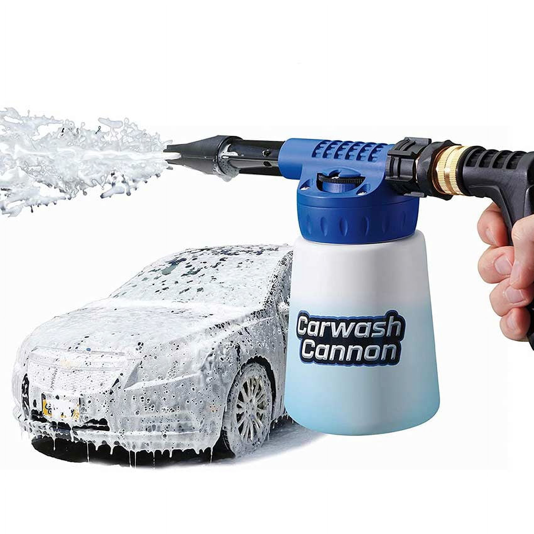 Carwash Cannon Soap Foam Blaster Nozzle Spray Gun, Just spray and rinse, No  More Scrubbing, Just spray and rinse, Car wash system features
