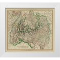 thumbnail image 1 of Cary 16x15 White Modern Wood Framed Museum Art Print Titled - Swabia Region Germany - Cary 1799, 1 of 4