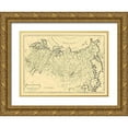thumbnail image 1 of Cary 32x24 Gold Ornate Wood Framed with Double Matting Museum Art Print Titled - Russian Empire in Europe Asia Russia - Carey 1795, 1 of 4