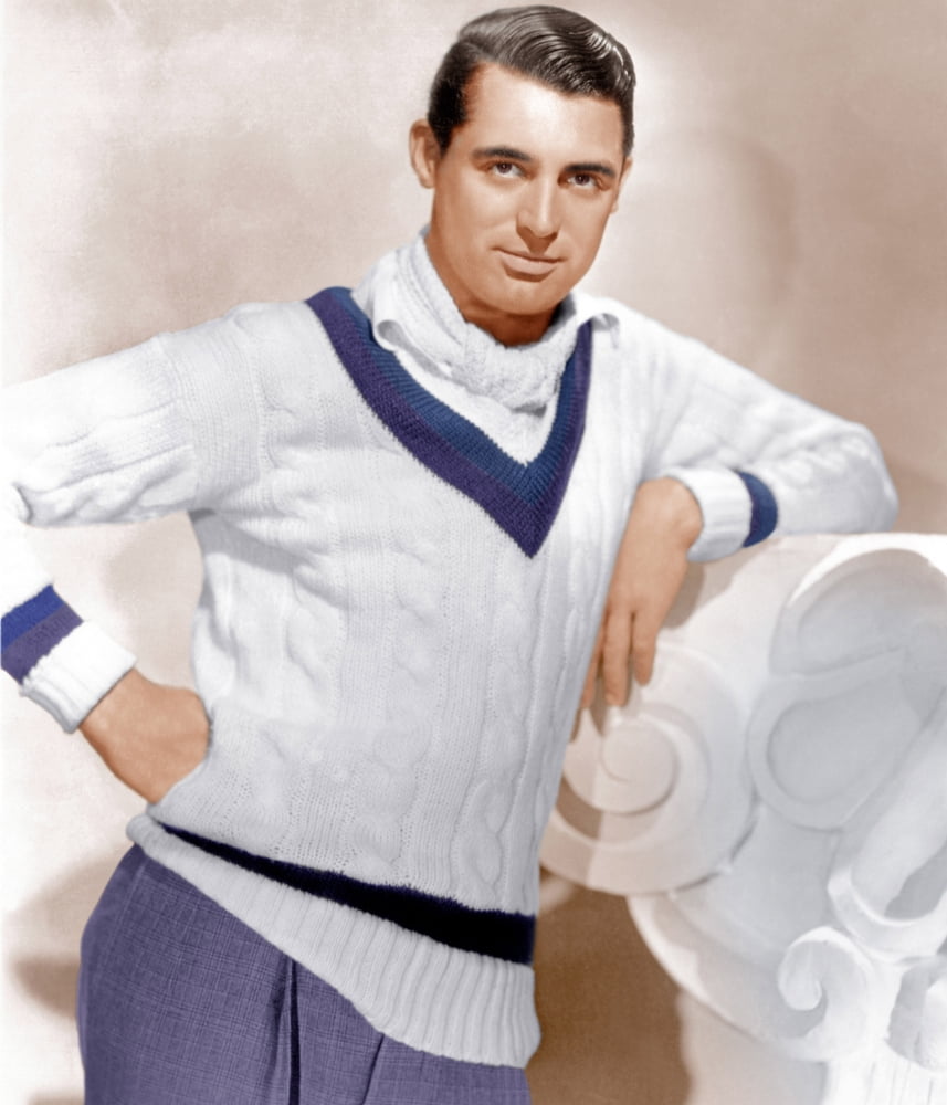 Cary Grant Canvas Art - (16 x 20)