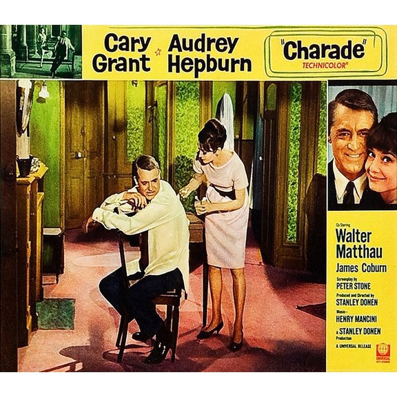 Cary Grant - Charade - Lobby Card Poster Print by Hollywood Photo Archive Hollywood Photo Archive (27 x 24)