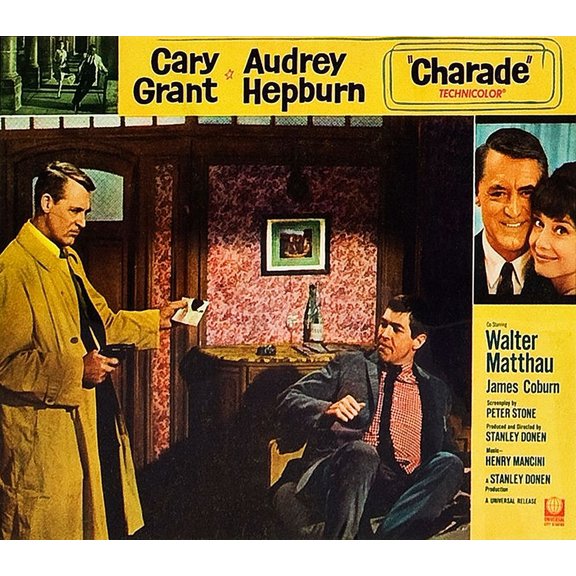 Cary Grant - Charade - Lobby Card Poster Print by Hollywood Photo Archive Hollywood Photo Archive (27 x 24)