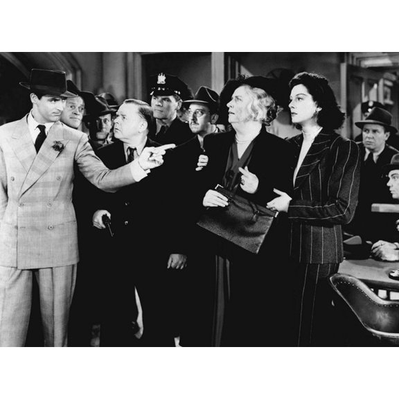 Cary Grant - His Girl Friday Poster Print by Hollywood Photo Archive Hollywood Photo Archive (24 x 18)
