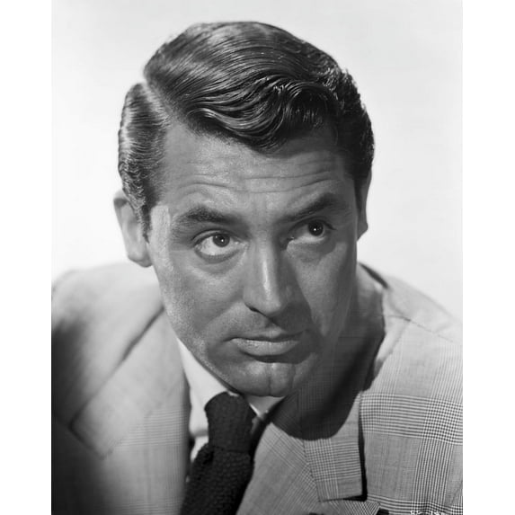 Cary Grant Portrait in Jacket and Parted Hair Photo Print (8 x 10)
