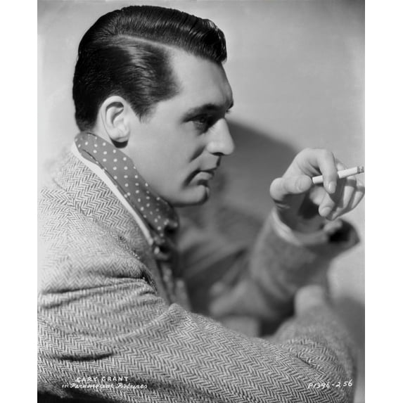 Cary Grant Smoking in Suit Photo Print (24 x 30)