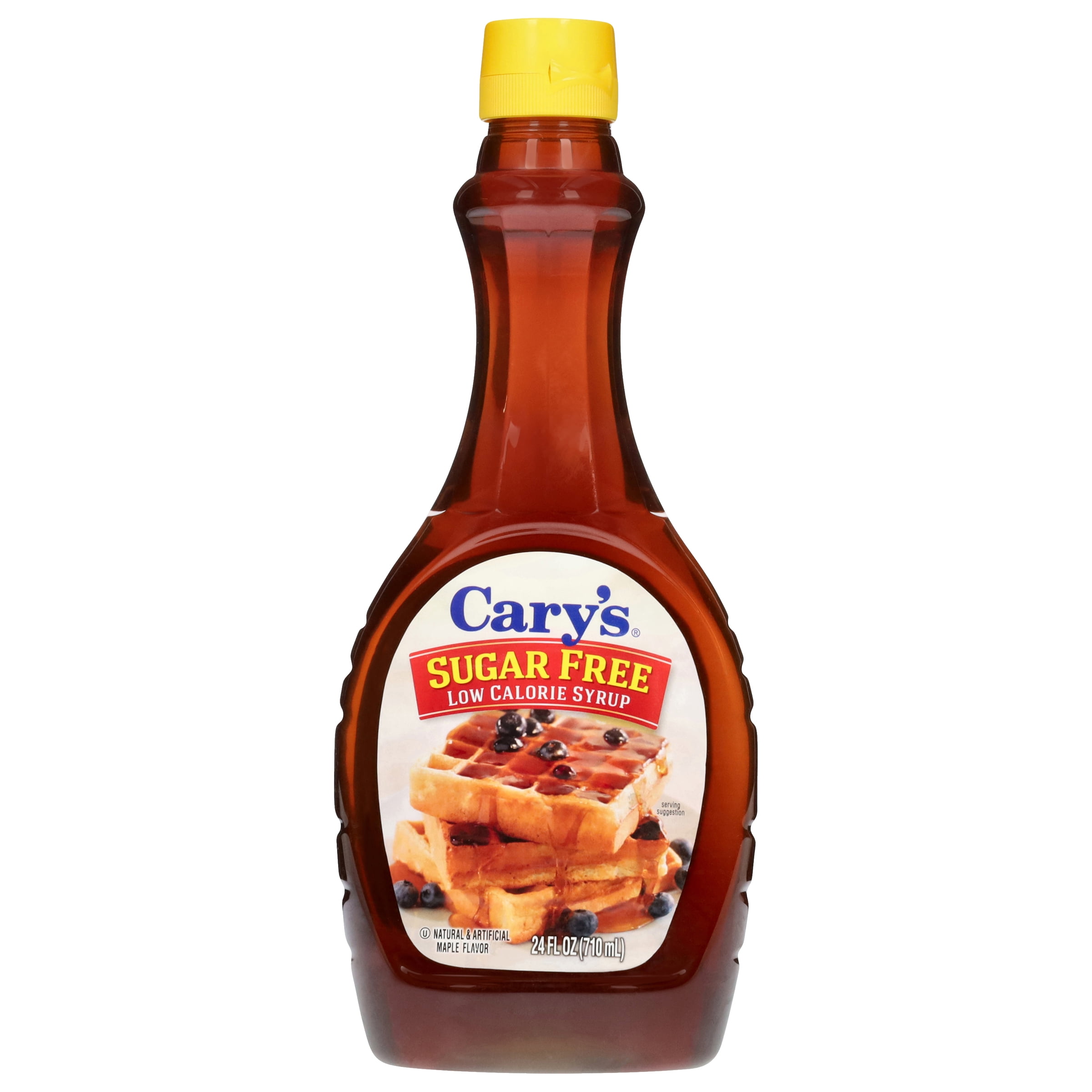Cary's Sugar Free Original Low Calorie Maple Syrup, Kosher, 24 fl oz Bottle