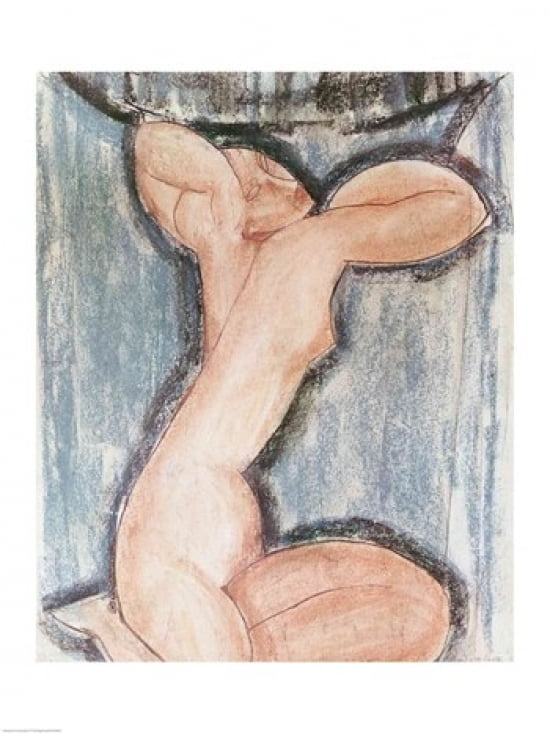 Caryatid Canvas Art - Amedeo Modigliani (18 x 24)