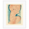 thumbnail image 1 of Caryatid - Classical Greek Sculpted Female Figure - From an Original Water Color Painting by Amedeo Modigliani c.1913 - Fine Art Rolled Canvas Print 11in x 14in, 1 of 4