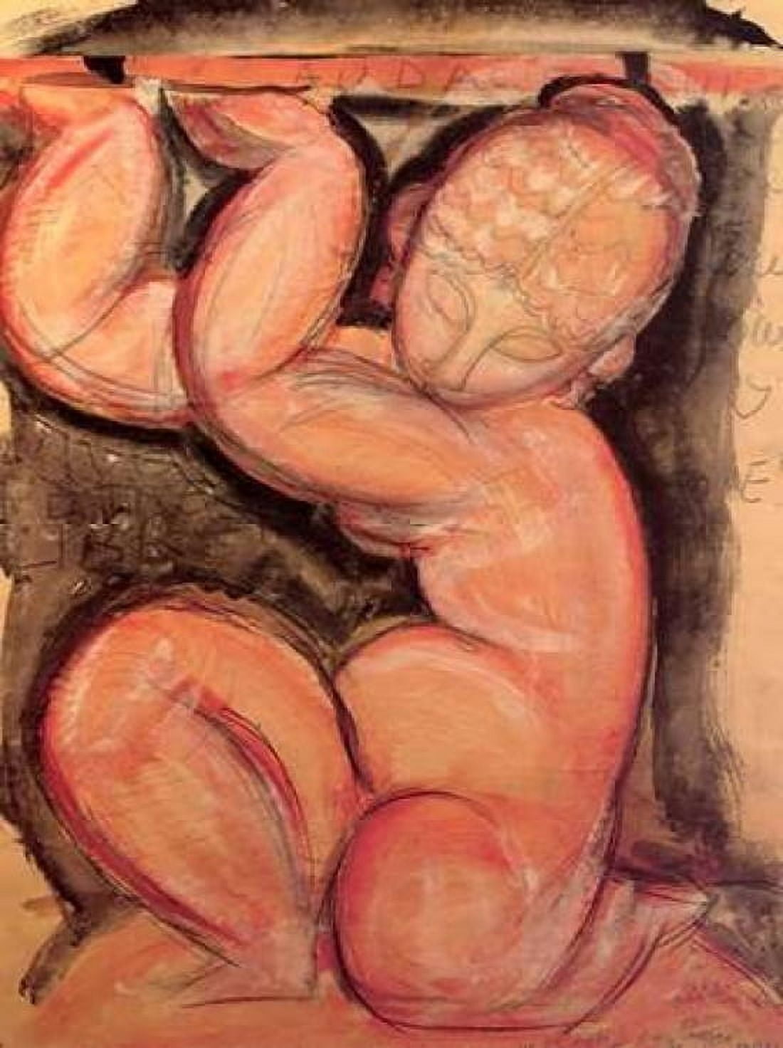 Caryatid X Canvas Art - Amedeo Modigliani (18 x 24)