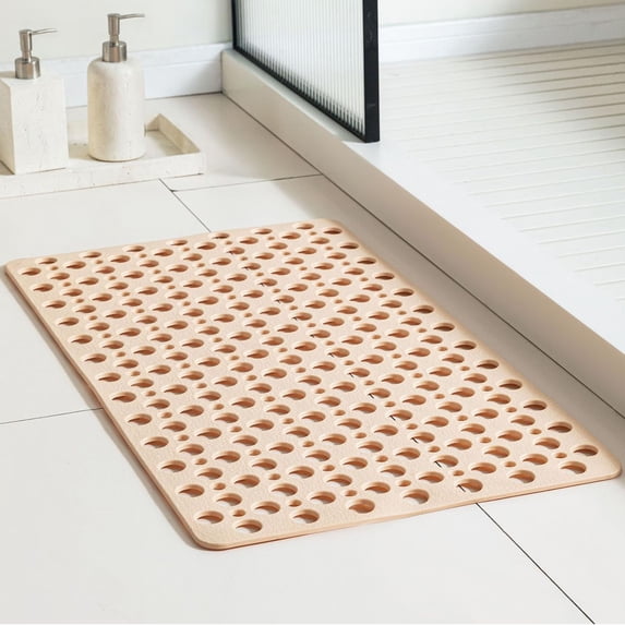 Casa and Beyond Shower Mat, Bath Mat for Tub Non Slip, Secure Shower Mats Easy to Clean, Showers Mat with Suction Cup, Washable Non-Slip Bathtub Mats for Inside Showers