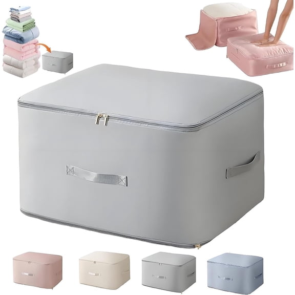 Casa Corner Compression Bag, 2026 Upgrade Reusable Waterproof Compression Bag, Ultra Space-Saving, Reusable Waterproof Washable (Gray,XL:20.5 * 17 * 23.6in)