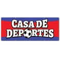 thumbnail image 1 of Casa De Deportes | 48" X 120" Banner | Outdoor Vinyl Sign With Grommets | Sports House Advertising Displays | Made in The USA, 1 of 4