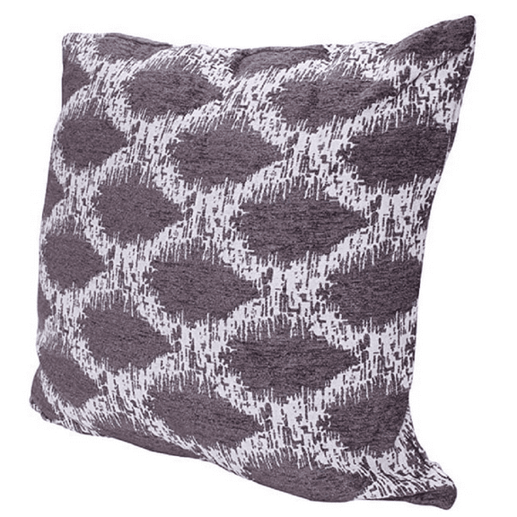 Casa Decor 20" Chenille Ikat Polyester Filled Decorative Throw Pillow Blush Blue Gray