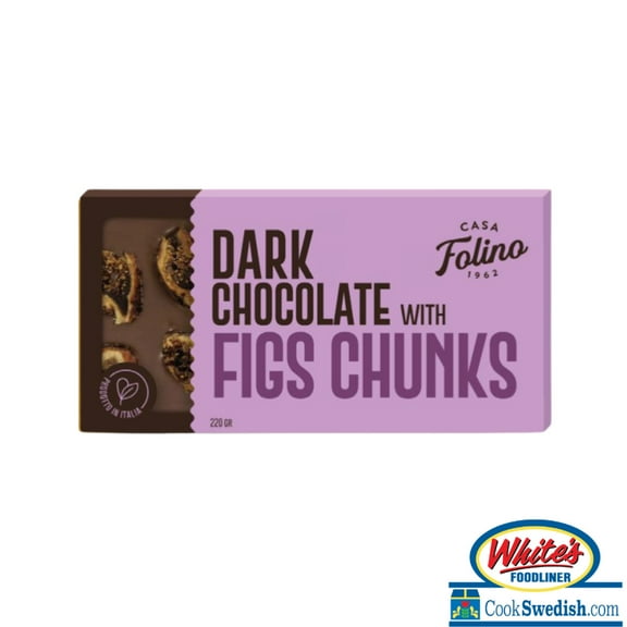 Casa Folino Dark Chocolate with Fig Chunks 4.23 oz