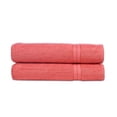 thumbnail image 1 of Casa Lino 2Pc Premium Bath Sheets (Extra Large) for Adults (72" x 36") - 100% Cotton, 400GSM, Ultra Absorbent (Coral), 1 of 7