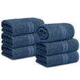thumbnail image 1 of Casa Lino 6Pc Hand Towels for Gym & Spa (24" x 16") 100% Cotton, 400GSM, Ultra Soft & Absorbent (Cobalt), 1 of 6