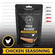 Casa M Spice Co® Free Range® Chicken Seasoning — Gourmet BBQ Rub Chicken Wing Poultry Seasoning Dry Rub • Low Sodium • Low Salt • No MSG • Gluten Free • Barbecue Chicken Spices and Seasonings