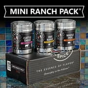 Casa M Spice Co® Original Mini Ranch Pack® — Spice Seasoning Set • Low Sodium • No MSG • BBQ Spices and Seasonings • Gourmet Gift Set • Perfect Kit for Barbecue, Grilling & Smoking
