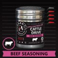 thumbnail image 1 of Casa M Spice Co® Uncontrolled Cattle Drive® Beef Seasoning —Gourmet Steak Rub Rib Rub BBQ Rub Brisket Rub • Very Low Sodium • Low Salt • No MSG • Gluten Free • Barbecue Beef Spices and Seasonings, 1 of 9
