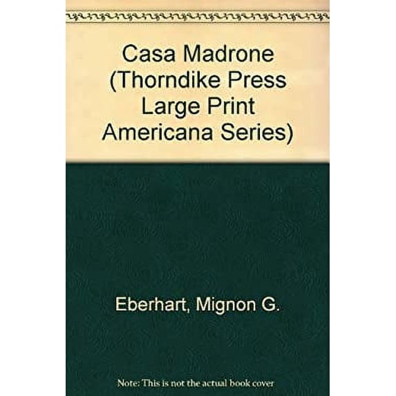 Pre-Owned Casa Madrone 9780896211414 Used