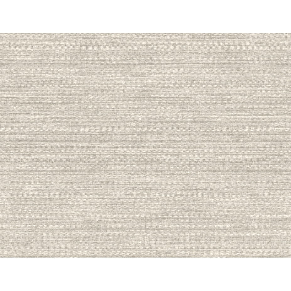 Cream Grasscloth Effect Non-Pasted Removable Wallpaper Roll