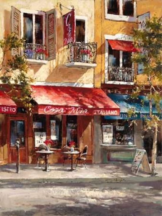 Casa Mia Italiano Canvas Art - Brent Heighton (18 x 24)