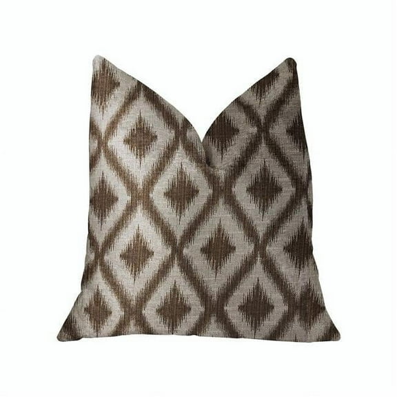 Casa Nova Brown Luxury Throw Pillow, 20 x 30 in. Queen