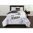 thumbnail image 1 of Casa Paris J'adore 5-Piece Multi-Color 100% Polyester Fill Bedding Comforter Set, Full, 1 of 6