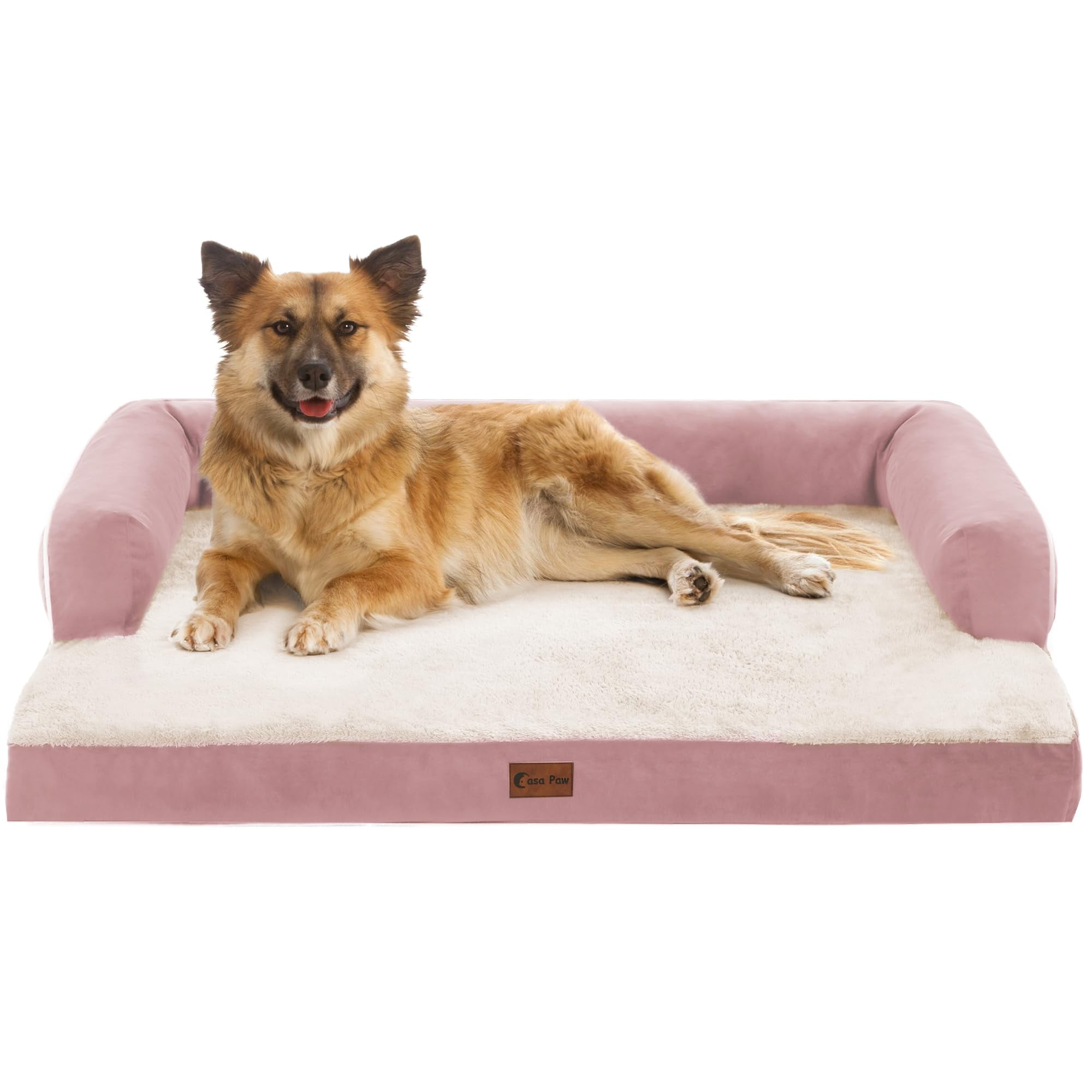 Casa Paw Orthopedic Dog Beds for Large Dogs, Waterproof Dog Beds