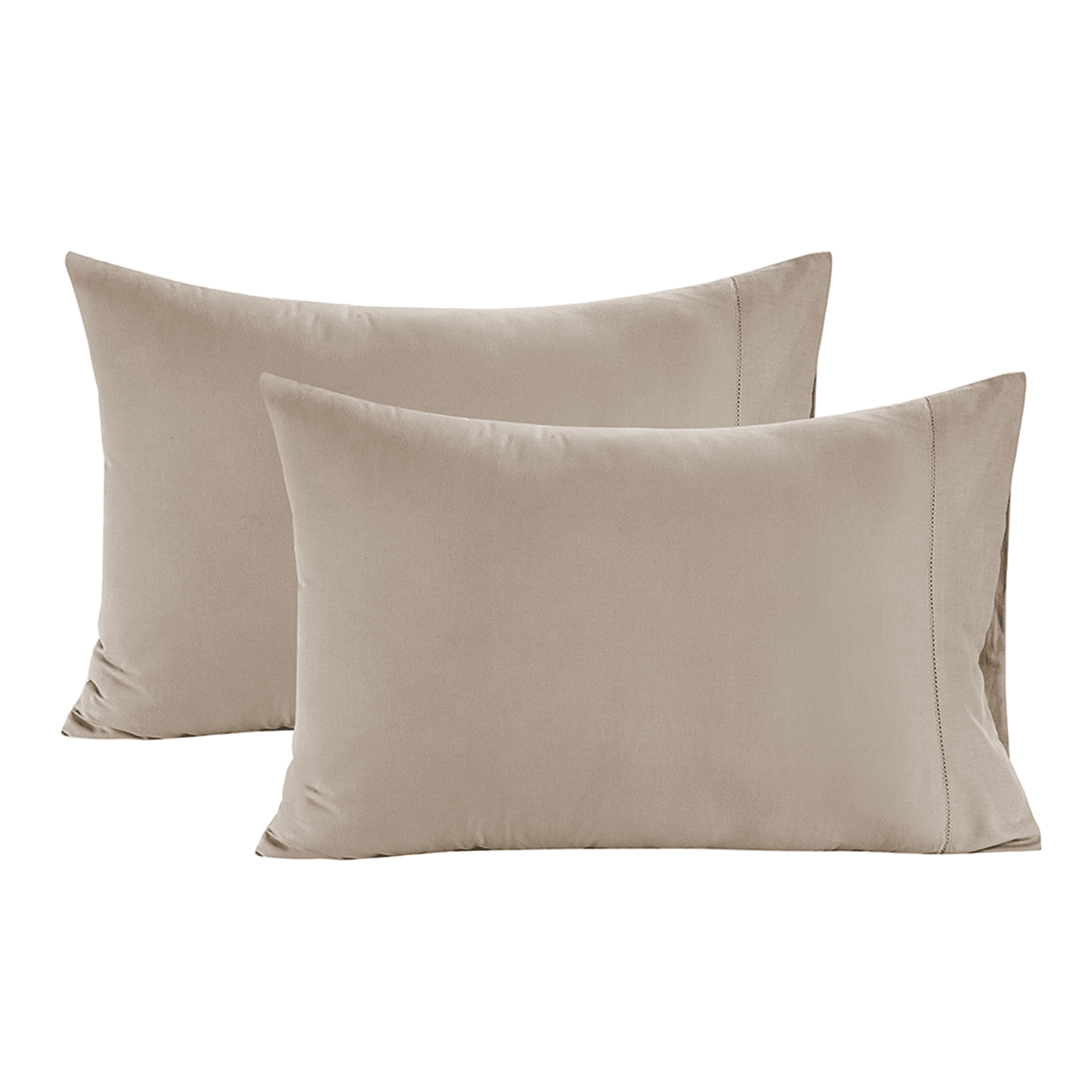 Casa Plaino 100 Cotton Pillowcases with Envelope Clousre King Size Set