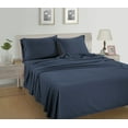 "Casa Platino Full Size 100 Cotton Bed Sheet Set with Pillow Cases, 4