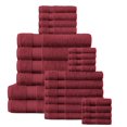 thumbnail image 1 of Casa Platino 24 Piece Towel Sets for Bathroom - Quick Dry Bath Towels, Includes Bath Sheets, Hand Towels, Washcloths - Biking Red, 1 of 7