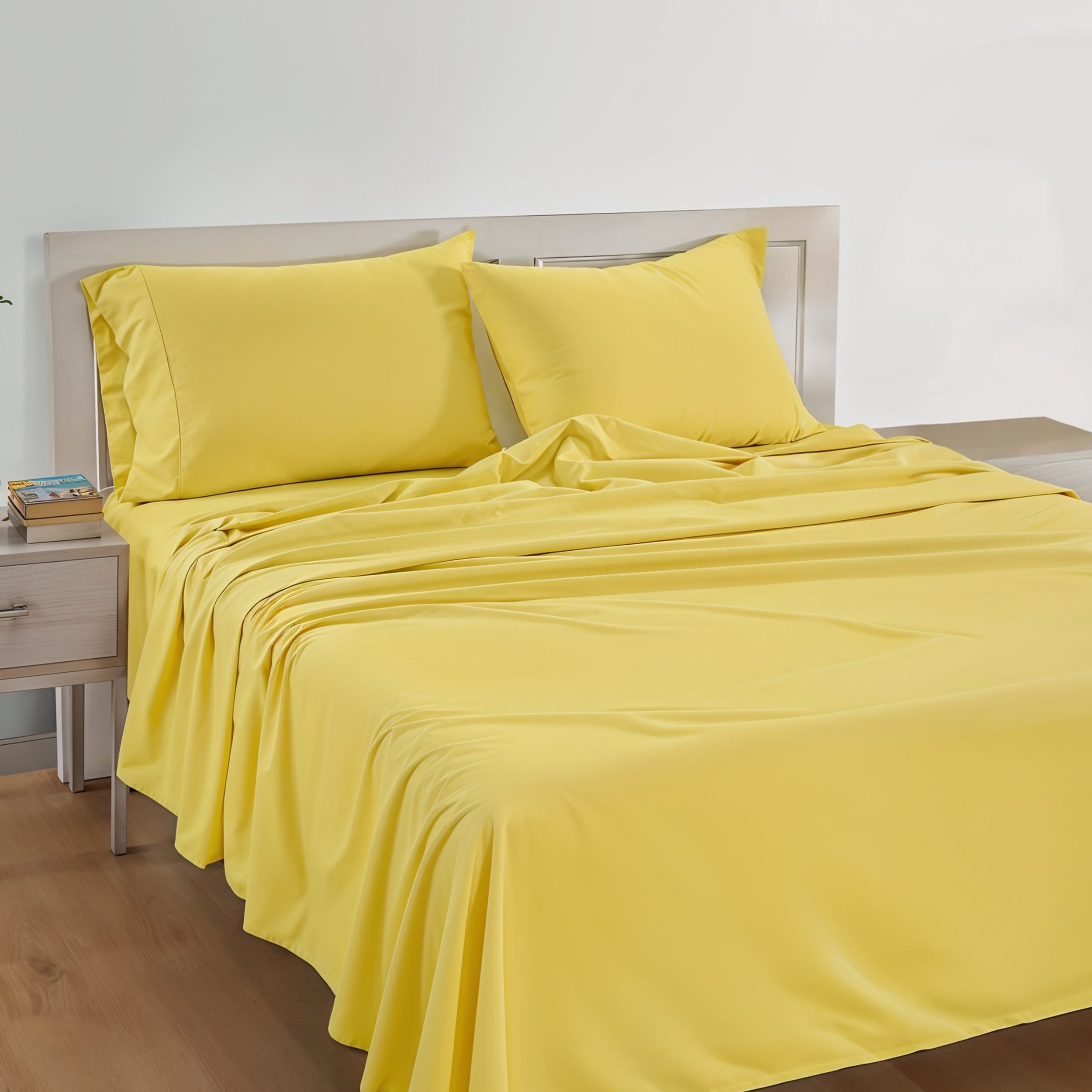 Casa Platino XL Twin Sheet Set - Silky Smooth 100% Cotton Sheets, Hotel ...